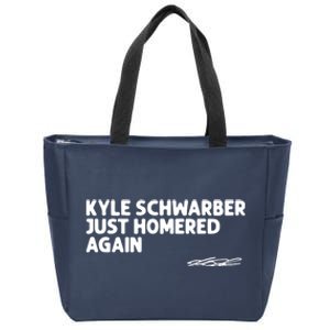 Kyle Schwarber Just Homered Again Zip Tote Bag