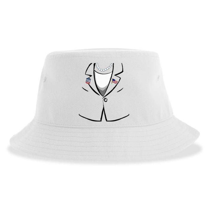 Kamala Suit Kamala Harris Halloween Costume Sustainable Bucket Hat