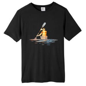 Kayaking Silhouette Kayak Kayaker Tall Fusion ChromaSoft Performance T-Shirt