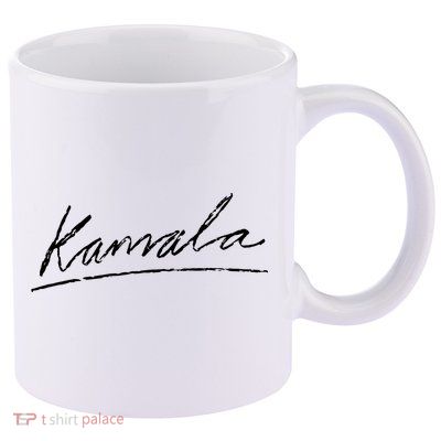 Kamala Signature 11oz C Handle Ceramic Mug