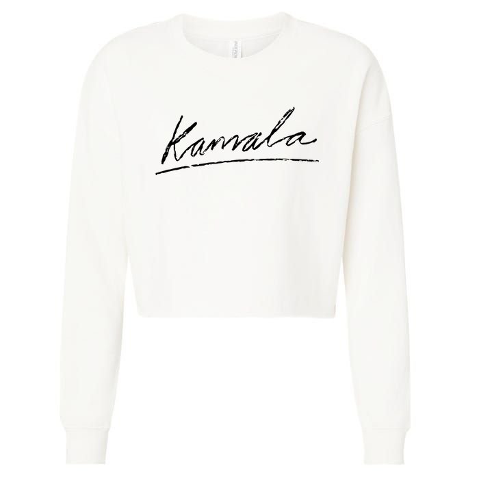 Kamala Signature Cropped Pullover Crew