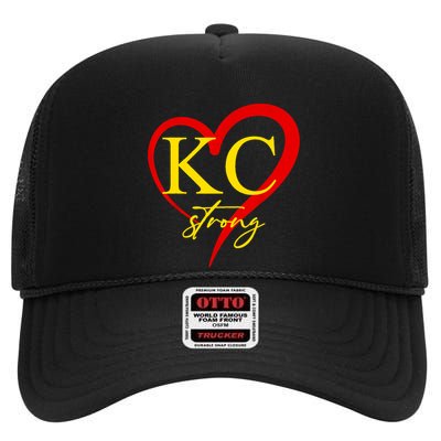 Kc Strong Kansas City Strong High Crown Mesh Back Trucker Hat