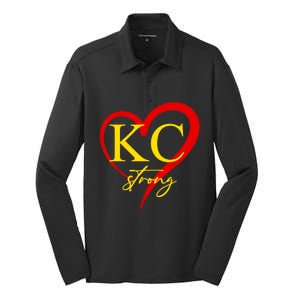 Kc Strong Kansas City Strong Silk Touch Performance Long Sleeve Polo