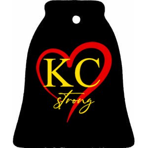 Kc Strong Kansas City Strong Ceramic Bell Ornament