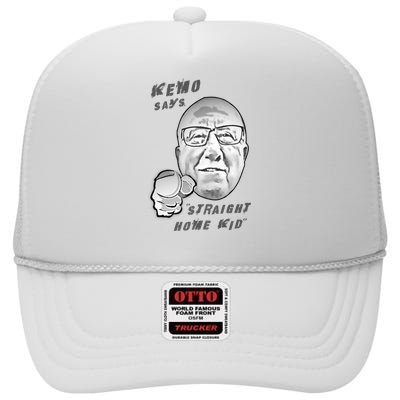 Kemo Says High Crown Mesh Back Trucker Hat