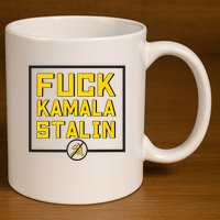 Kamala Stalin 11oz C Handle Ceramic Mug