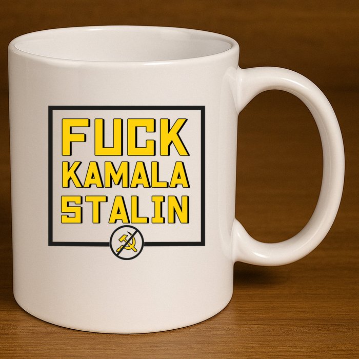 Kamala Stalin 11oz C Handle Ceramic Mug