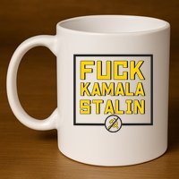 Kamala Stalin 11oz C Handle Ceramic Mug
