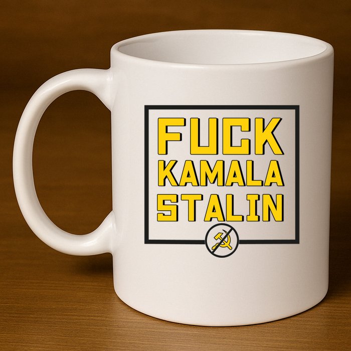 Kamala Stalin 11oz C Handle Ceramic Mug