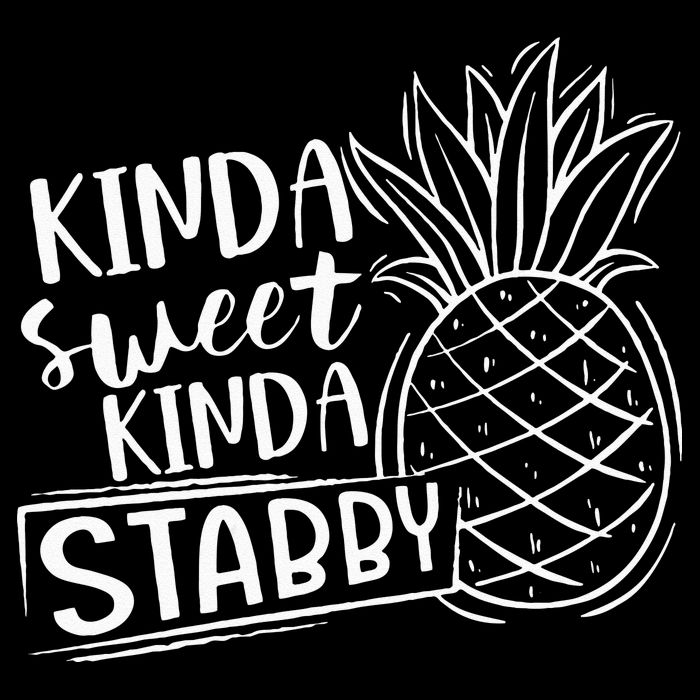 Kinda Sweet Kinda Stabby Funny Sarcastic Sarcasm Pineapple City Backpack