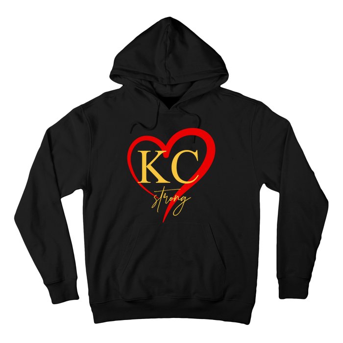 Kc Strong Kansas City Strong Heart Hoodie