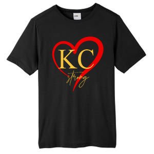 Kc Strong Kansas City Strong Heart Tall Fusion ChromaSoft Performance T-Shirt