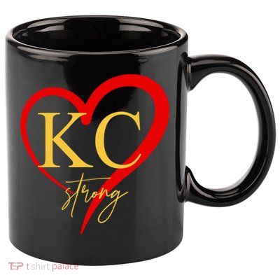 Kc Strong Kansas City Strong Heart 11oz C Handle Ceramic Mug