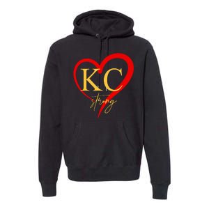 Kc Strong Kansas City Strong Heart Premium Hoodie