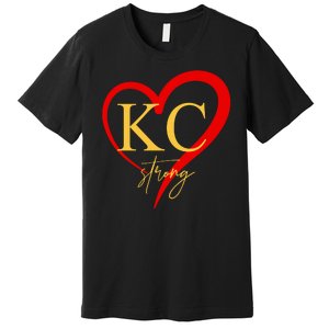 Kc Strong Kansas City Strong Heart Premium T-Shirt