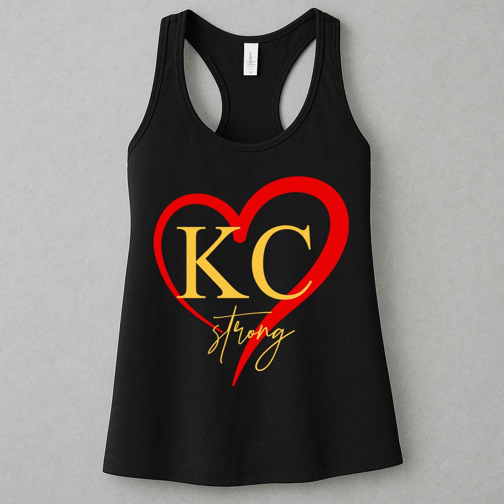 Kc Strong Kansas City Strong Heart Womens Tank Top