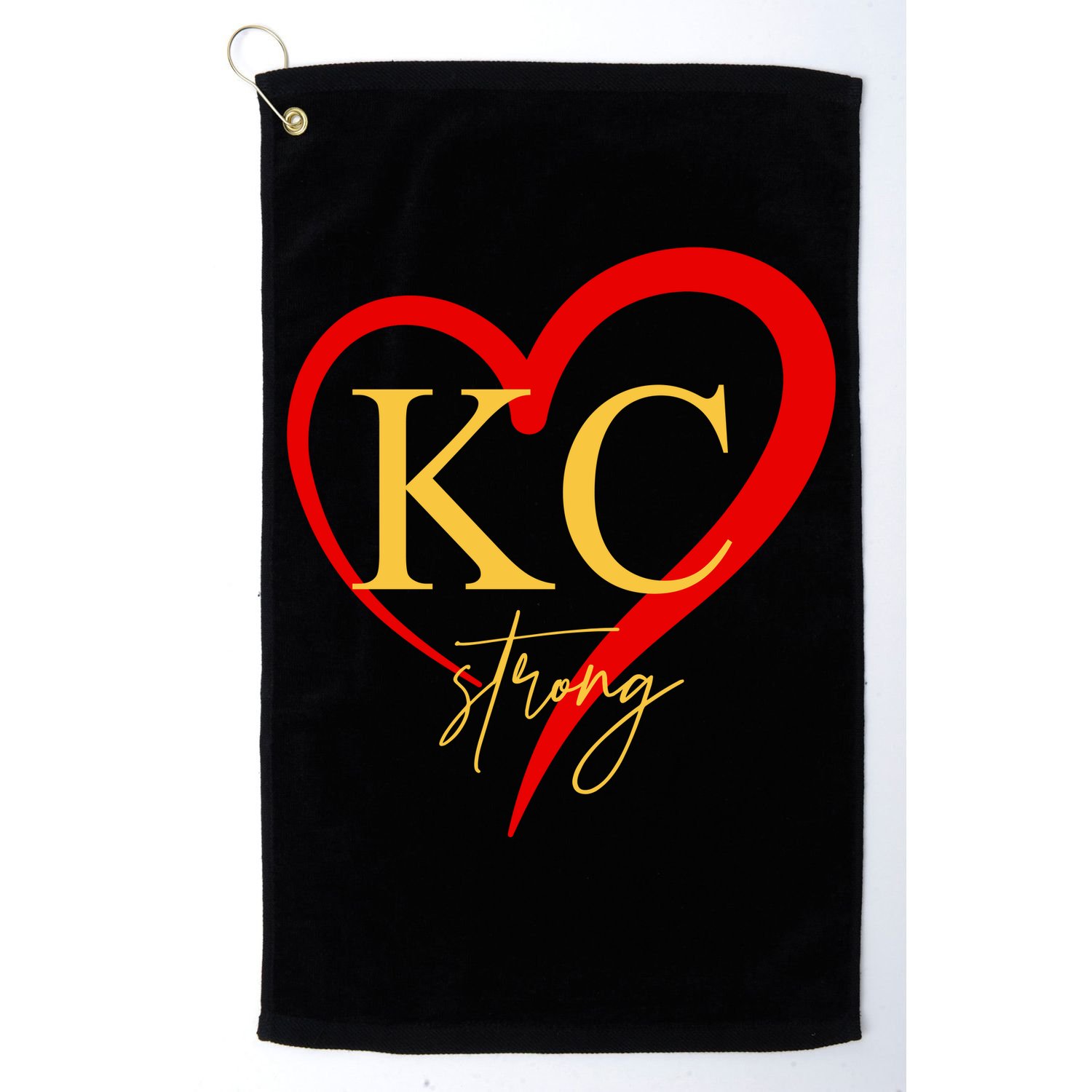 Kc Strong Kansas City Strong Heart Golf Towel