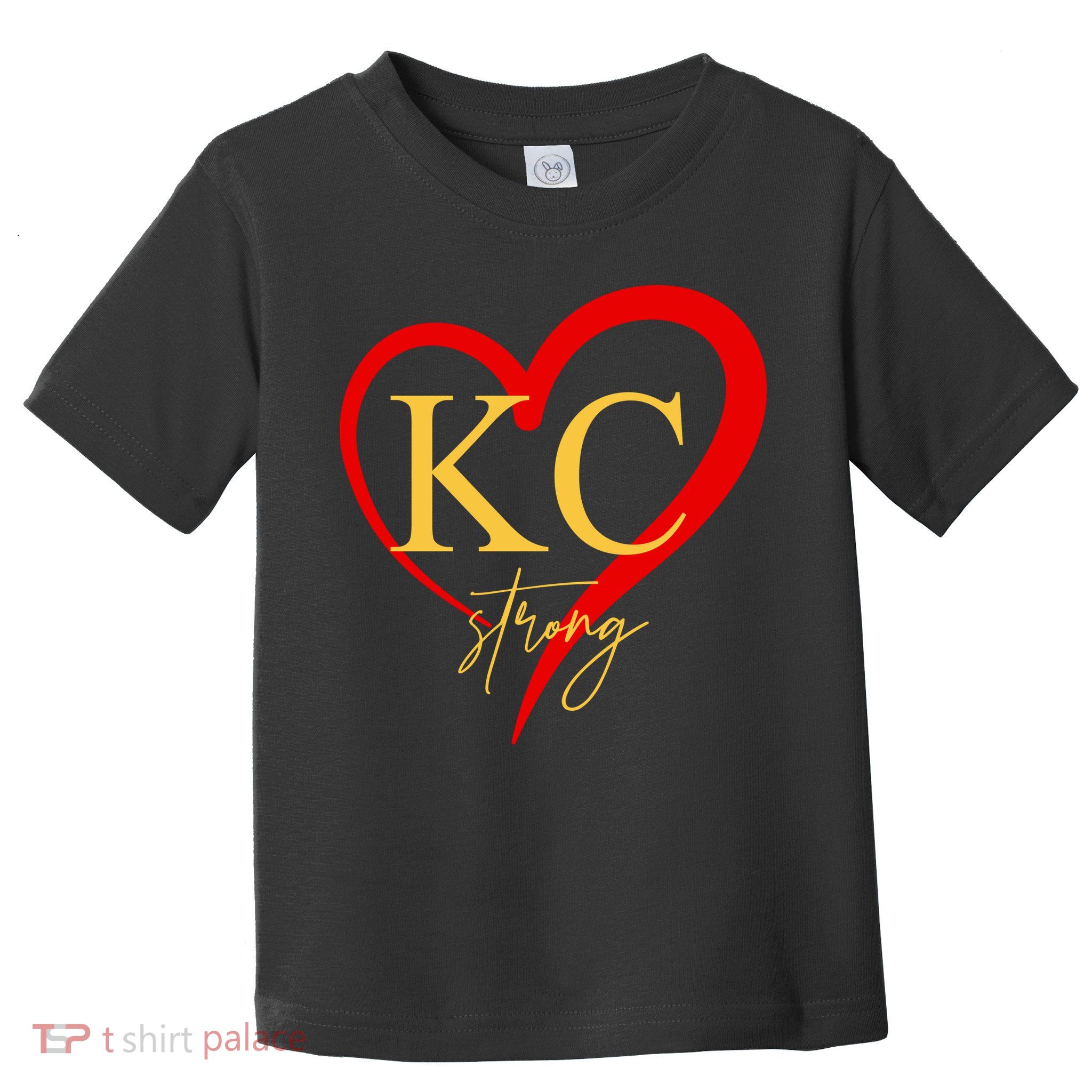 Kc Strong Kansas City Strong Heart Toddler T-Shirt
