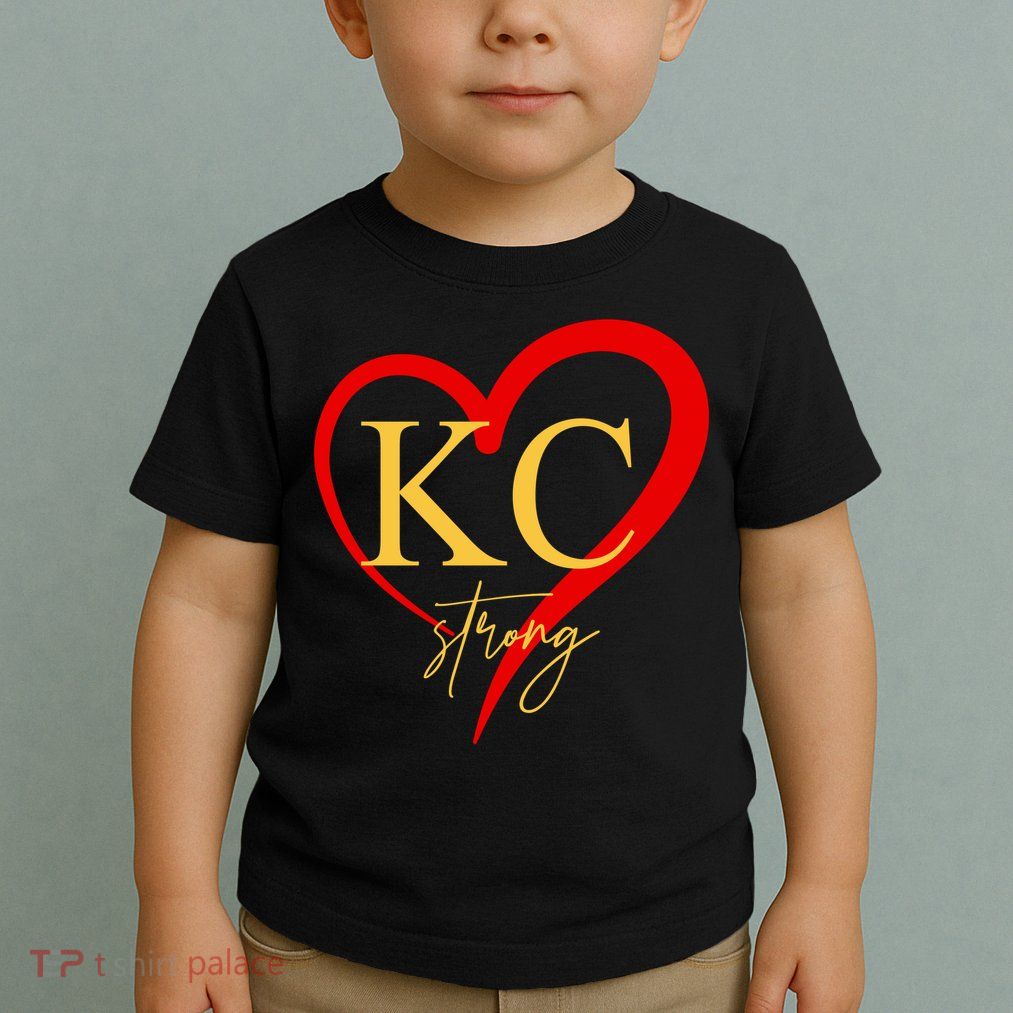 Kc Strong Kansas City Strong Heart Toddler T-Shirt