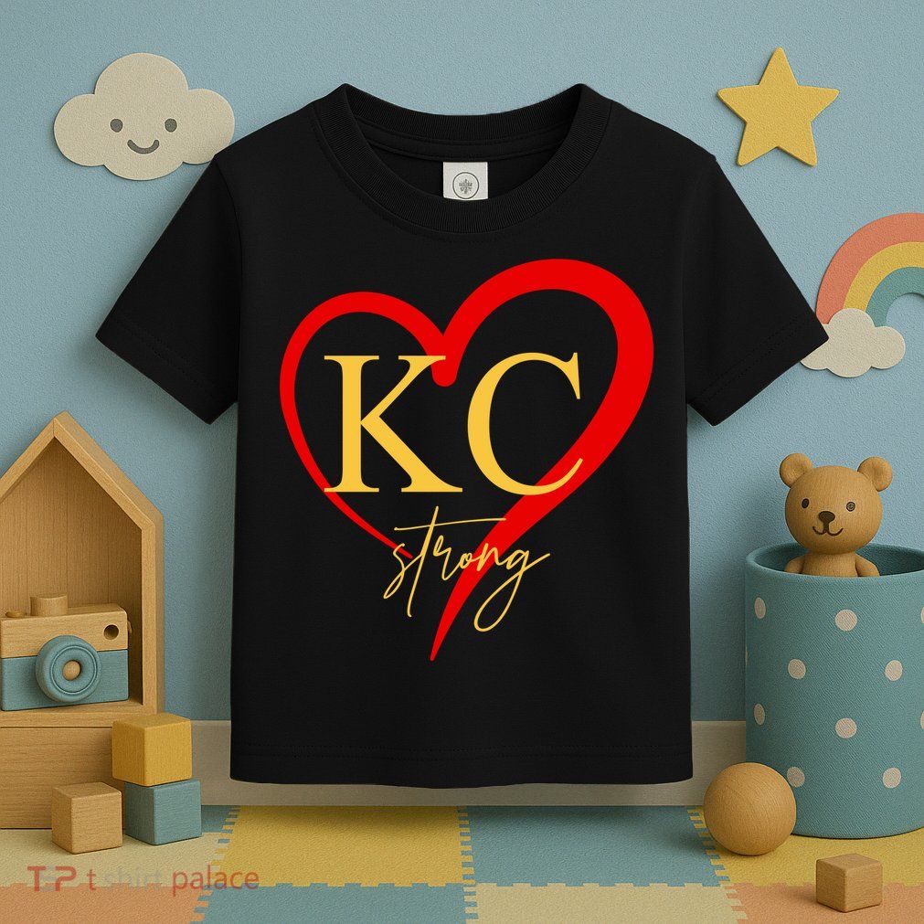 Kc Strong Kansas City Strong Heart Toddler T-Shirt