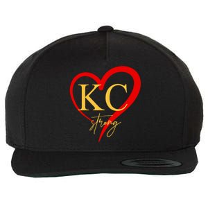 Kc Strong Kansas City Strong Heart Wool Snapback Cap