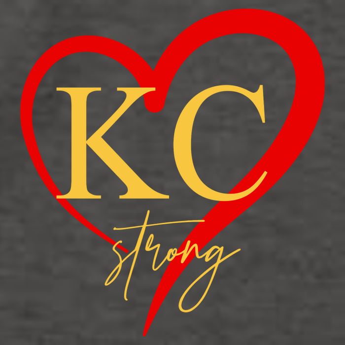Kc Strong Kansas City Strong Heart Vector Backpack