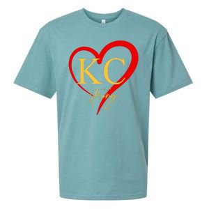 Kc Strong Kansas City Strong Heart Sueded Cloud Jersey T-Shirt