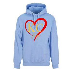 Kc Strong Kansas City Strong Heart Unisex Surf Hoodie