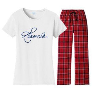 Kamala Signature Kamala Harris For President 2024 Women's Flannel Pajama Set