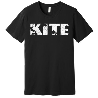 Kite Surf Kiteboarding Kitesurfing Kitesurf Kiteboarder Premium T-Shirt