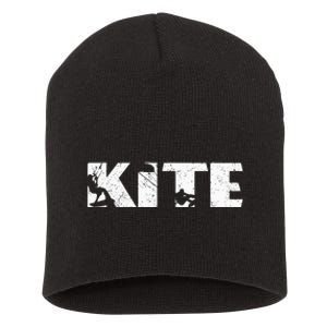 Kite Surf Kiteboarding Kitesurfing Kitesurf Kiteboarder Short Acrylic Beanie