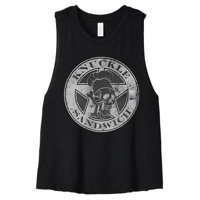 Knuckle Sandwich Women's Racerback Cropped Tank