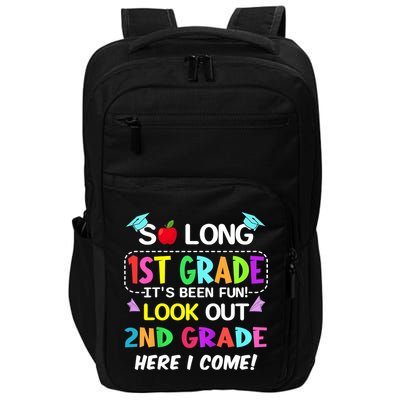 Kids So Long 1st Grade 2nd Grade Here I Come 1st Grade Graduation Meaningful Gif Impact Tech Backpack