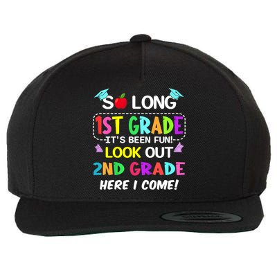 Kids So Long 1st Grade 2nd Grade Here I Come 1st Grade Graduation Meaningful Gif Wool Snapback Cap