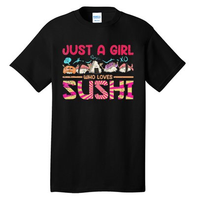 Kawaii Sushi Lover Cute Sushi funny foodie Tall T-Shirt