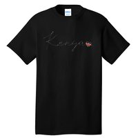 Kenya Simple Love Kenyan Flag Heart On Kenya Tall T-Shirt