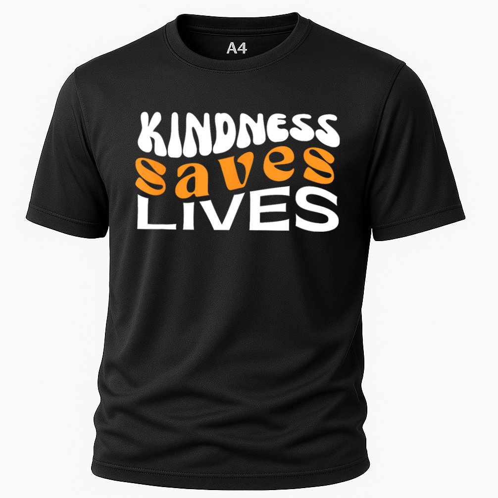Kindness Saves Lives Mental Health Awareness Tee Cooling Performance Crew T-Shirt