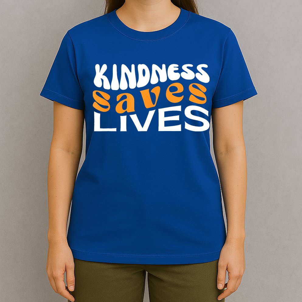 Kindness Saves Lives Mental Health Awareness Tee T-Shirt