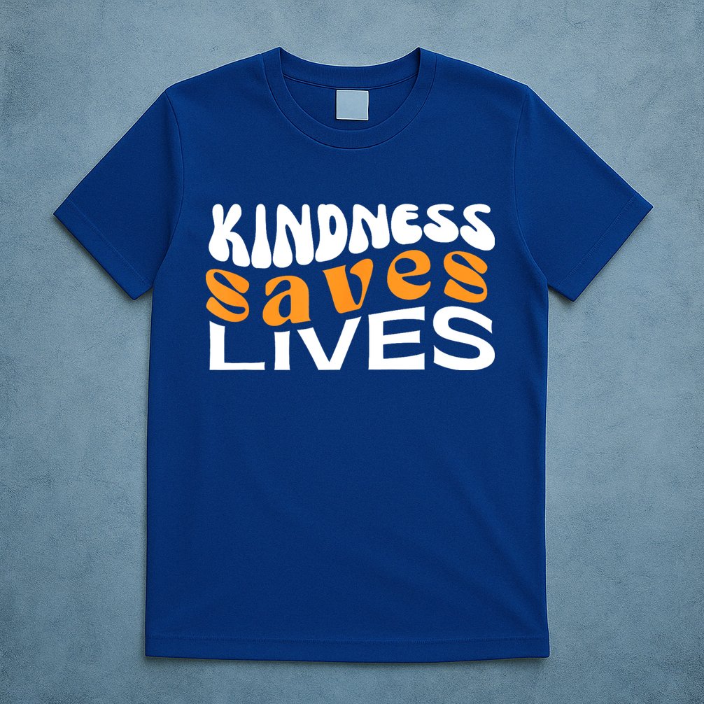 Kindness Saves Lives Mental Health Awareness Tee T-Shirt