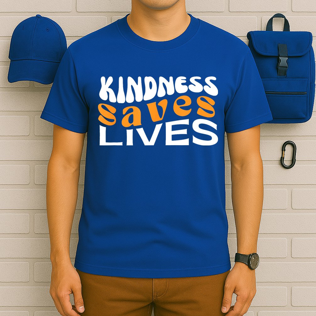Kindness Saves Lives Mental Health Awareness Tee T-Shirt