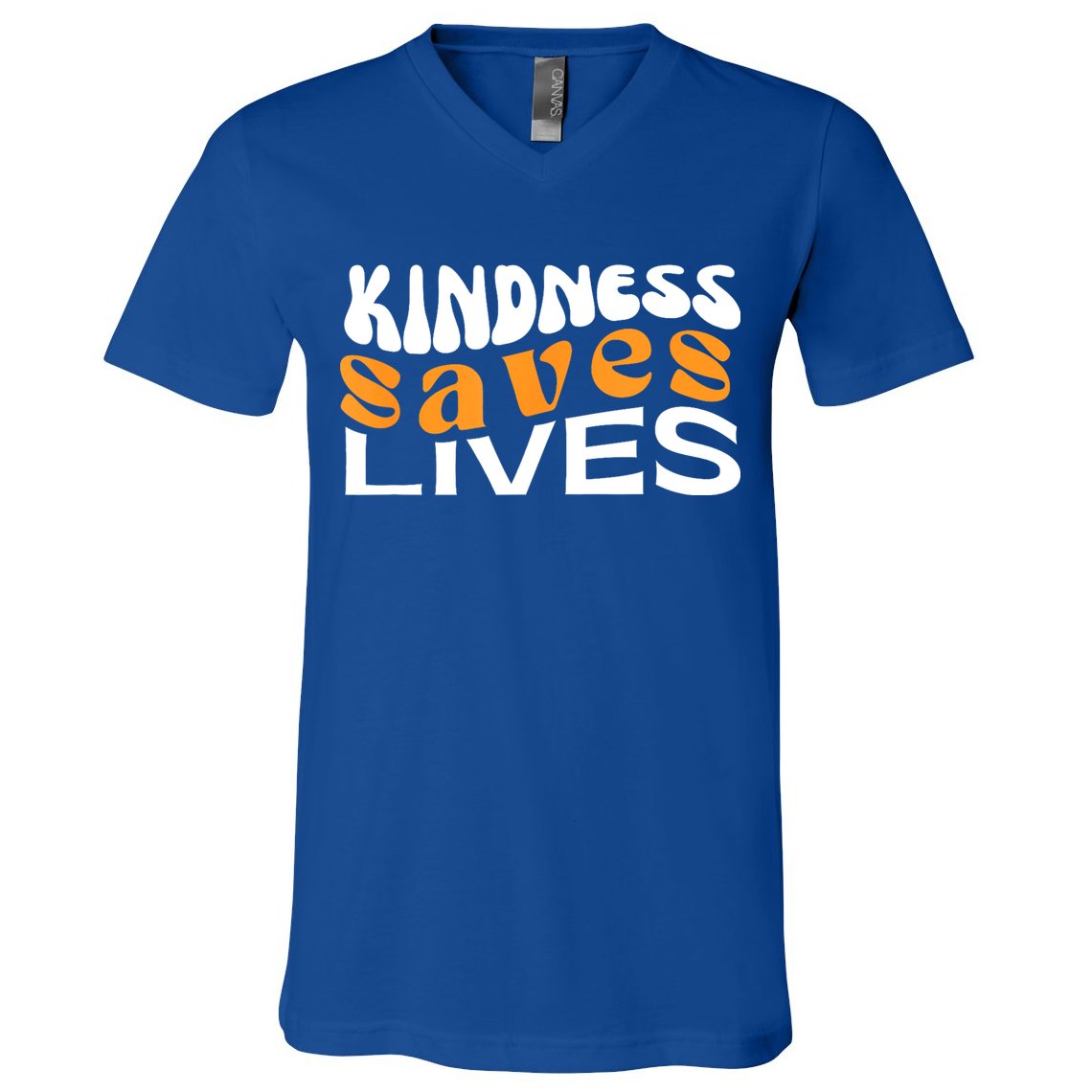 Kindness Saves Lives Mental Health Awareness Tee V-Neck T-Shirt