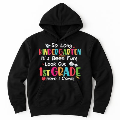 Kindergarten So Long Its Been 1st Grade Back To School Hoodie