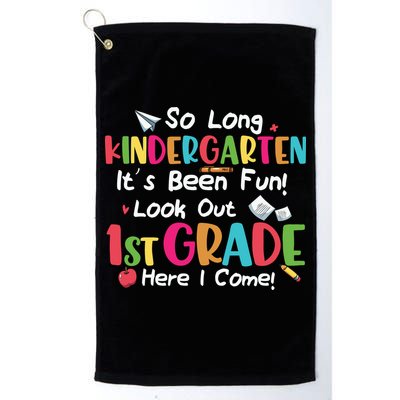 Kindergarten So Long Its Been 1st Grade Back To School Golf Towel
