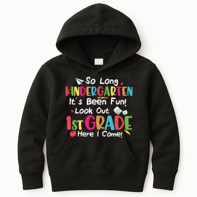 Kindergarten So Long Its Been 1st Grade Back To School Kids Hoodie