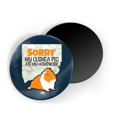 Kids Sorry My Guinea Pig Ate My Homework Kids School Magnet