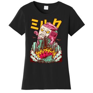 Killer Strawberry Milk Japanese Kaiju Anime Kawaii Women's T-Shirt