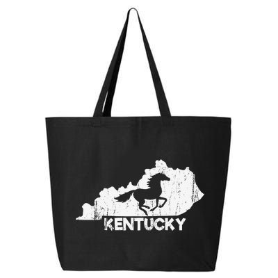 Kentucky State Map Horse Racing Lovers 25L Jumbo Tote