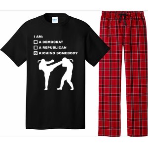 Kicking Somebody Muay Thai Kickboxing Mixed Martial Arts Great Gift Pajama Set