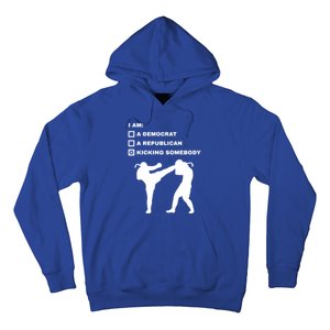 Kicking Somebody Muay Thai Kickboxing Mixed Martial Arts Great Gift Hoodie