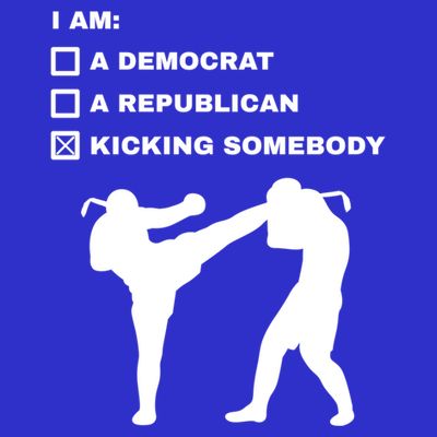 Kicking Somebody Muay Thai Kickboxing Mixed Martial Arts Great Gift T-Shirt